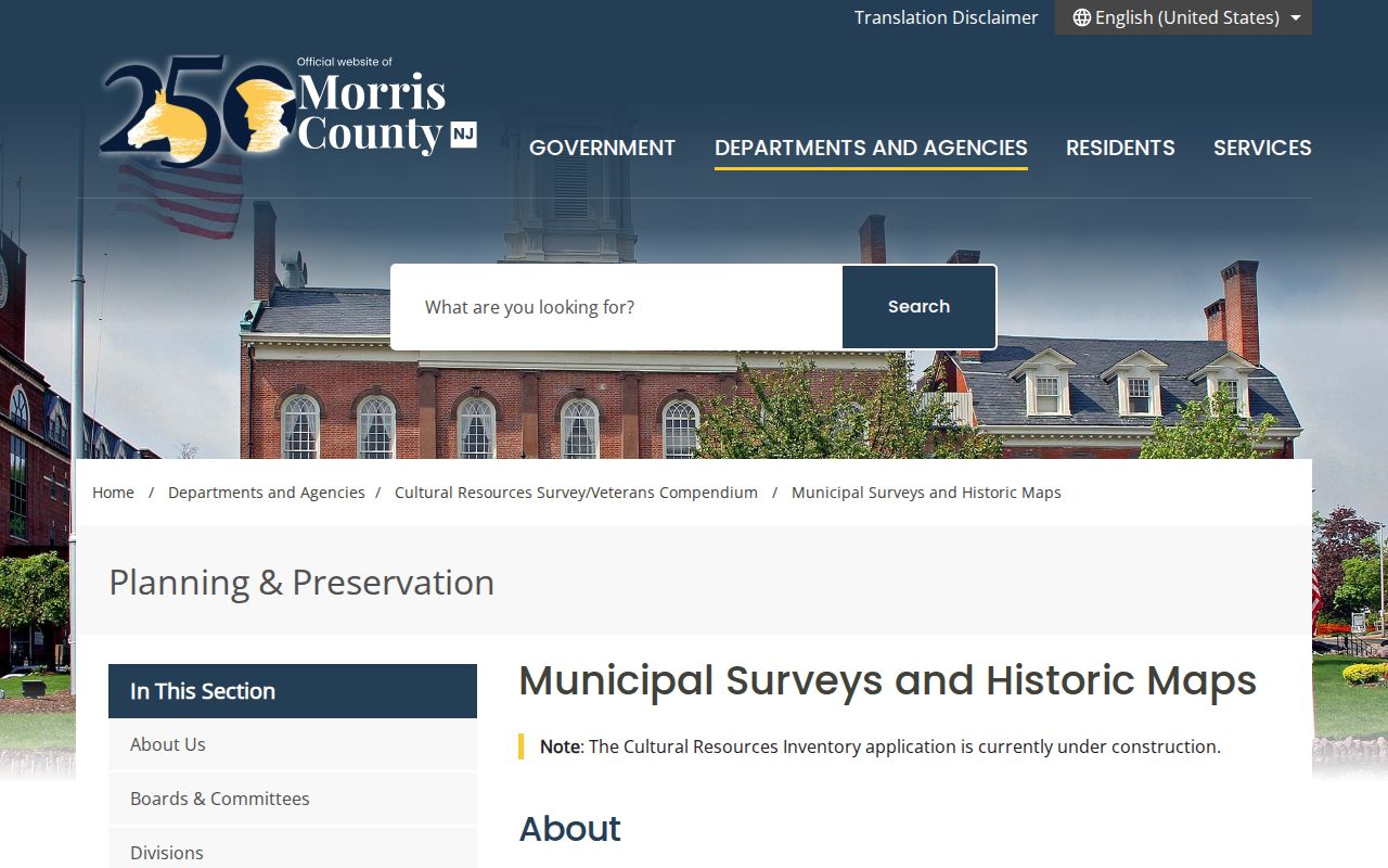 Mount Olive previous residents historic maps and surveys research