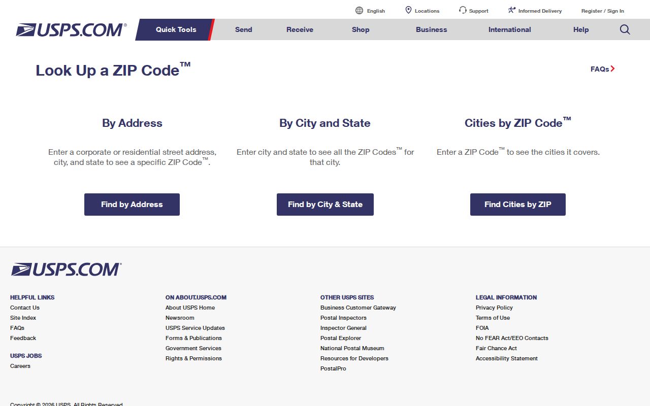 Mount Olive ZIP code directory USPS address lookup